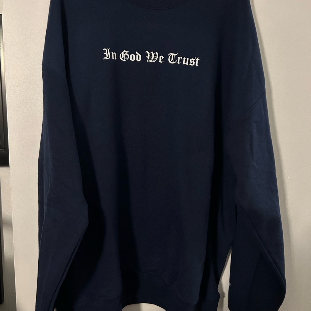 Christian Sweatshirt- In God We Trust